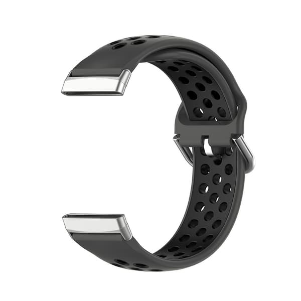 Silikoninen harjoitusranneke Versa 3/Fitbit Sense - Musta