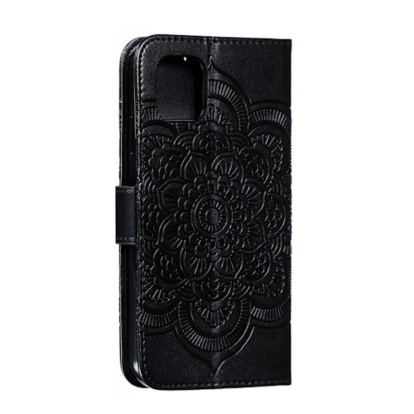 iPhone 11 - Sol Mandala Pung Etui - Sort Black Sort