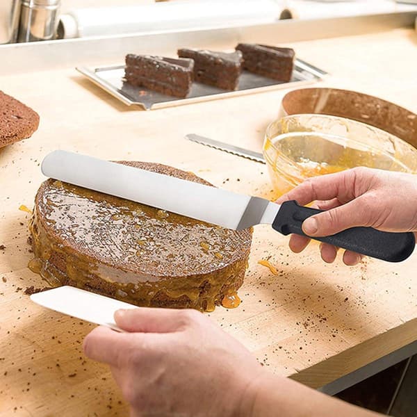 Paletknive - 3-dele - Rustfrit stål - Praktisk til at lave kager og bagværk