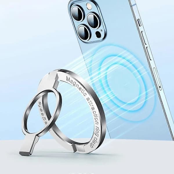 {PL}Vikbar Magnetisk Telefonringhållare Stark N52 Magneter Telefonstativfäste
