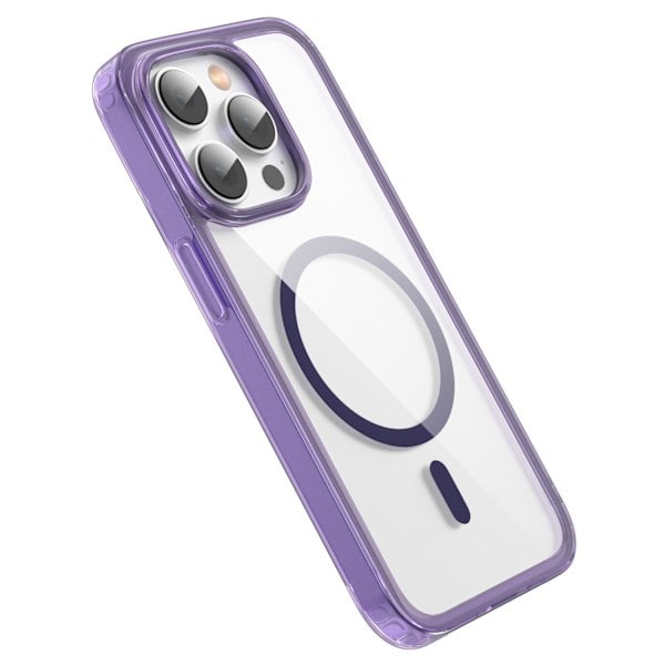 ColorPop iPhone 14 Pro Max Kuori CH MagSafe Läpinäkyvä/Lila