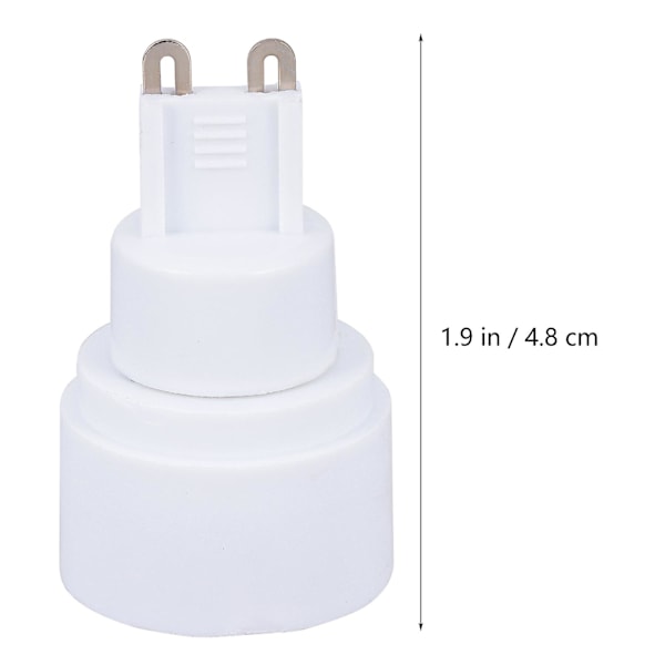 4-pack Lampans Adapter Lamphållare Konverterare G9 till E14