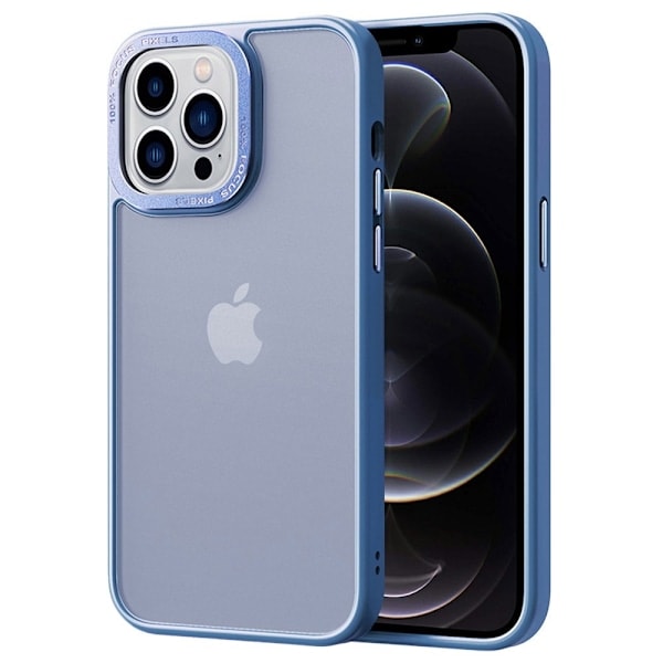 iPhone 12 Pro Max Kuori Classic Hybrid Matt Vaaleansininen