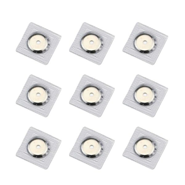 20 STK Usynlige Knapper Magnetiske Trykknapper Festemidler Trykknapper 2 Deler Metall Trykknapper Runde DIY Håndverkstilbehør (Diameter: 13mm)