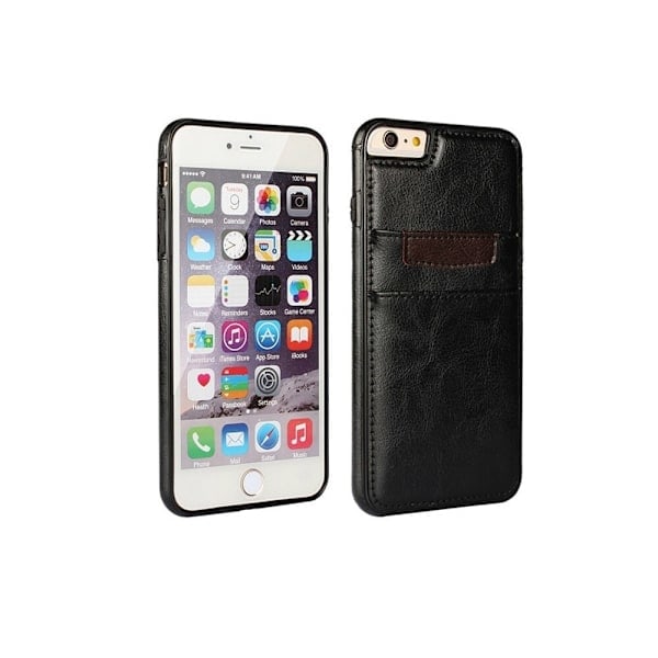 iPhone 7/8 Deksel med Kortholder - Svart