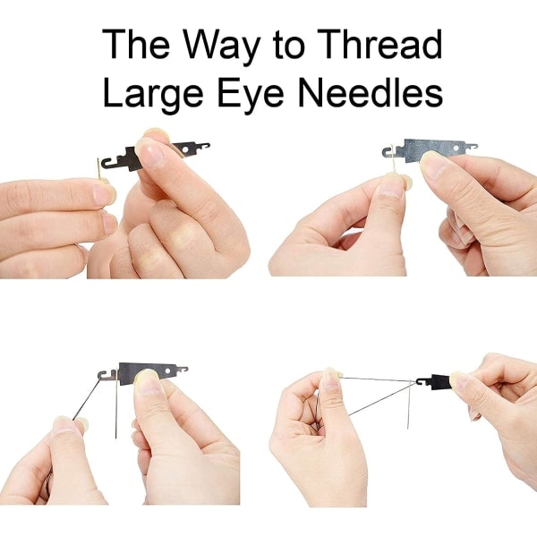 Needles Five Sizes 14, 16, 18, 20, 24 - Blunt Large Eye Needles 25 Pcs for Cross Stitch and More (Silver-25pcs)