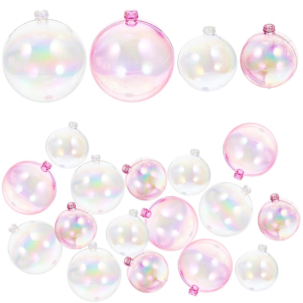 20 st Balls Kakornament Färgglada Bubbla Pärlor Balls Kakor Cupcake Insats Topper Kakor Dekorativa Ornament