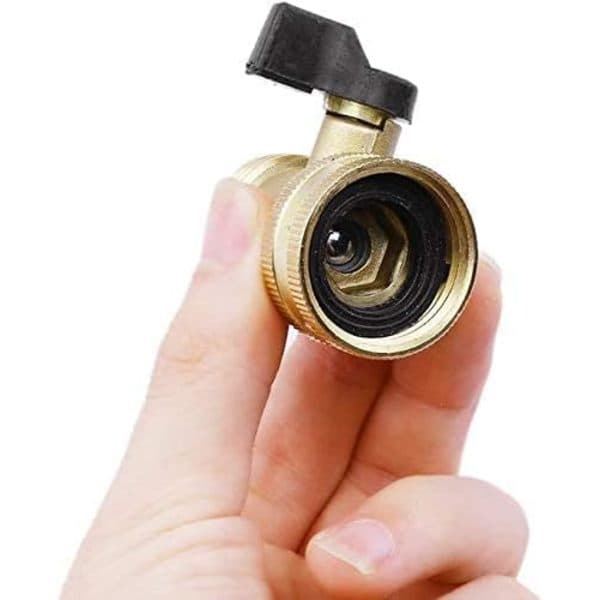 Messing Avstengningsventil for hageslange, 3/4'' gjenget kuleventil[PL]