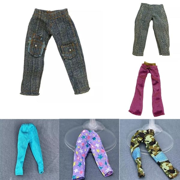 Docka elegante bukser Festklær 7 7
