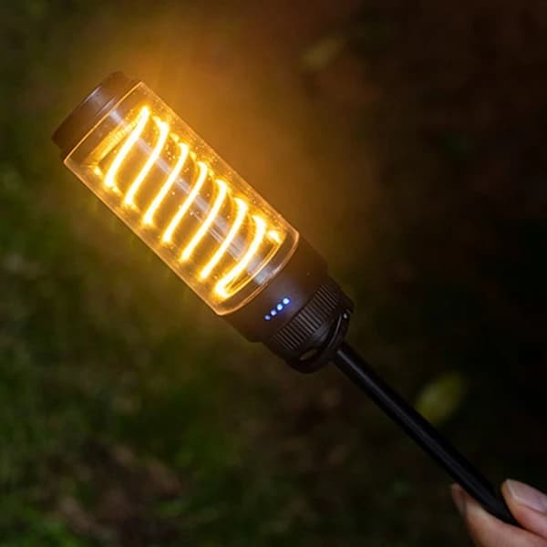 LED-taskulamppu Camping Light MUSTA