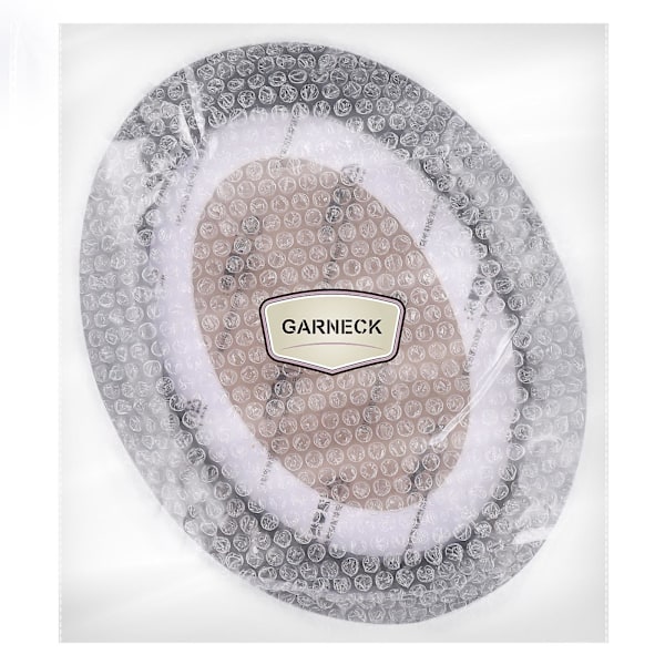 Garneck 10 Tommer Klassisk Oval Træ Fotoramme Vægophæng Dekoration - Send Sømløst Søm og S Søm (Sort)