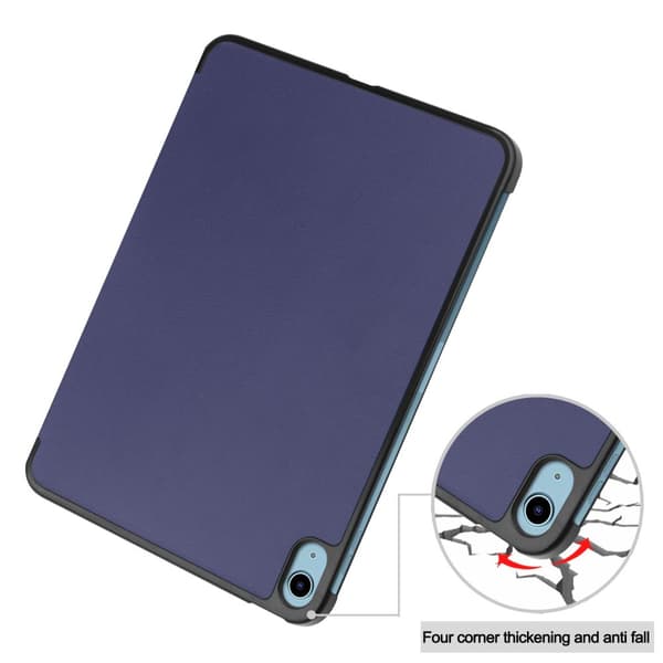 iPad 10.9 2022 (10. gen) Deksel Trefold Blå