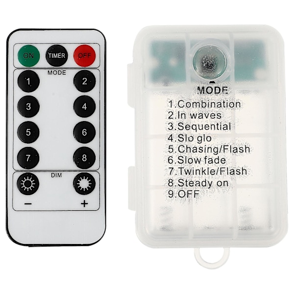 1 Set Multi-mode USB String Lamp Batterilåda Tillbehör USB Batterilåda