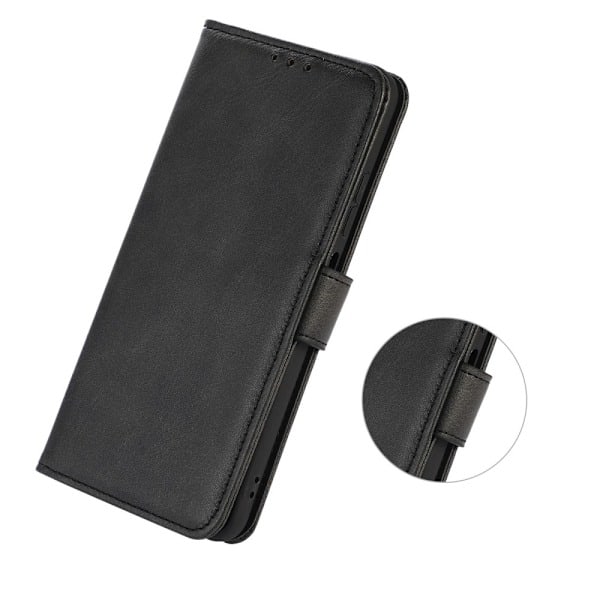 Sony Xperia 10 V Etui Læder Sort