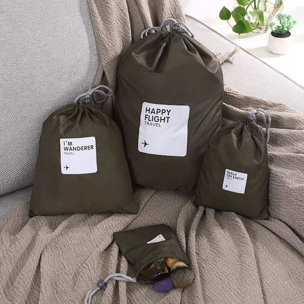 Organizer Bag 8 st Zipper Pouch Organizer