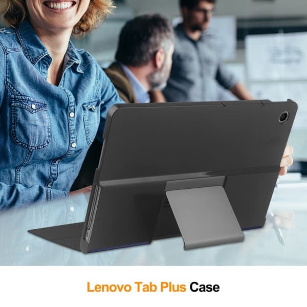Lenovo Tab Plus 11.5\" Duofold PU-læder etui - Blå