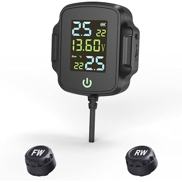 Motorsykkel TPMS dekktrykkovervåkingssystem