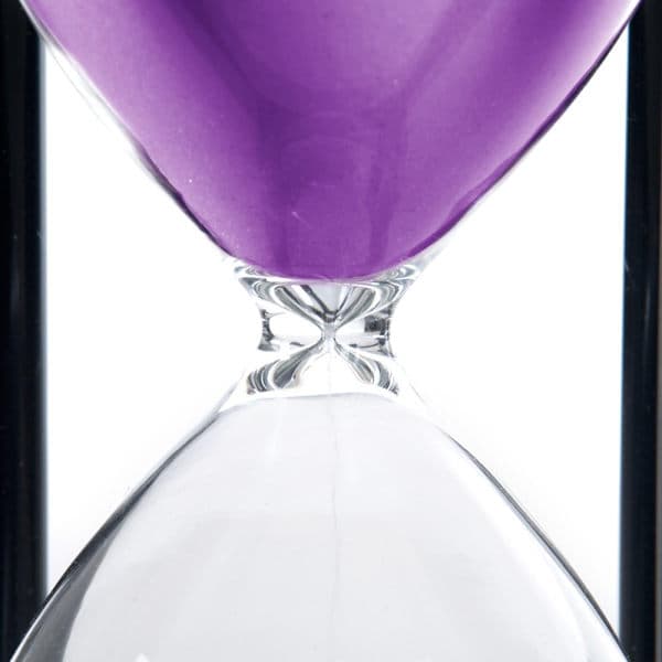 60 minutters timeglass, tre sandtimer