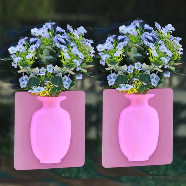Silikon Blomstervase Sticky Vase BLÅ-A BLÅ-A