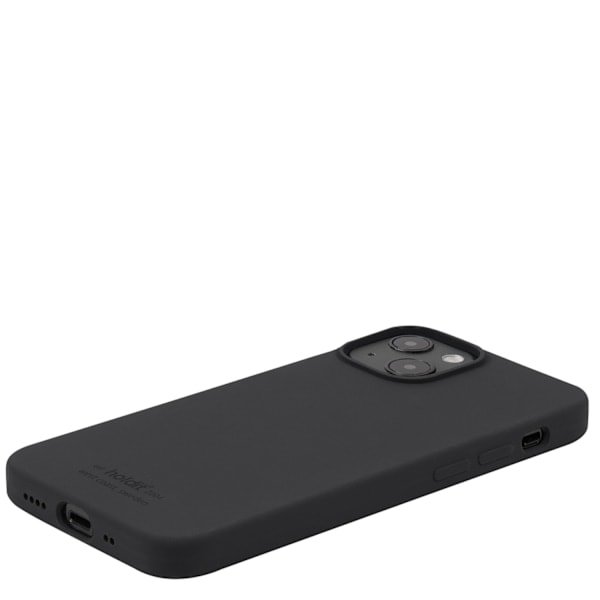 iPhone 13 Mini - holdit Mobilskal Silikone - Sort Sort