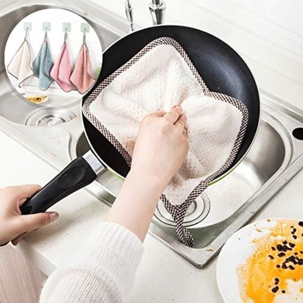 Badehåndklæde 10 stk. Køkkenhåndklæde Mikrofiber Glas Klud Detaljeringsklude Bilrengøringsklude Forrude Bilplejeklude Fnugfri håndklæder