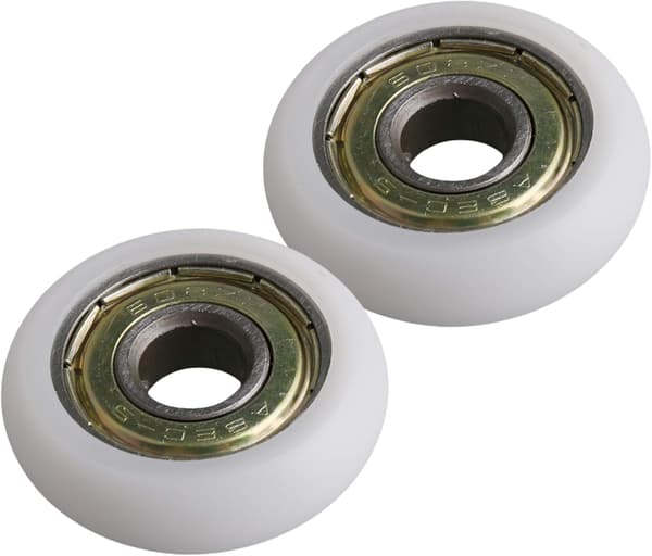 8x30x8,5mm Hvit Plastlager Stålkule Guide Rulle
