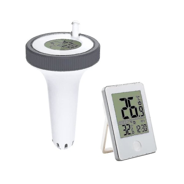 Pooltermometer Digital wifi-termometer med digital pooltermometer, LCD-skärm, Ipx7 flytande termometer för pool