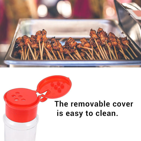 20 st 100ml Plastkryddburkar Salt Peppar Shaker Kryddburkar Grillkryddburkar Kökskryddburkar