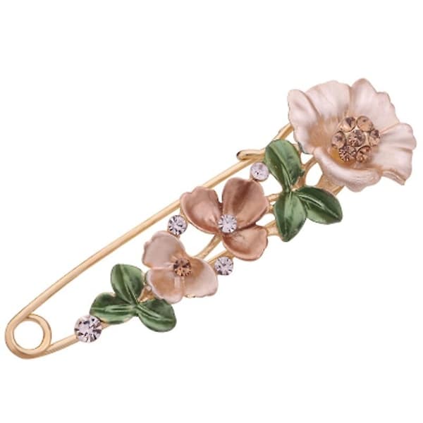 Mångsidig sjal, blombrosch, exklusiv kvinnobrosch, brosch