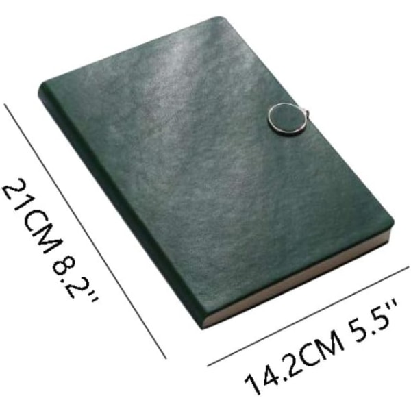 Office Diary A5 Läder Notebook Inbunden Journal Fine Memo Pad