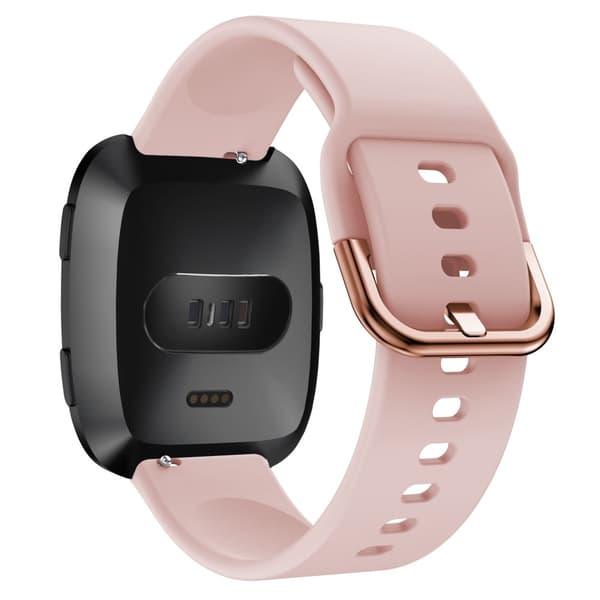 Silikone Armbånd Fitbit Versa/Versa 2 - Rosa Pink