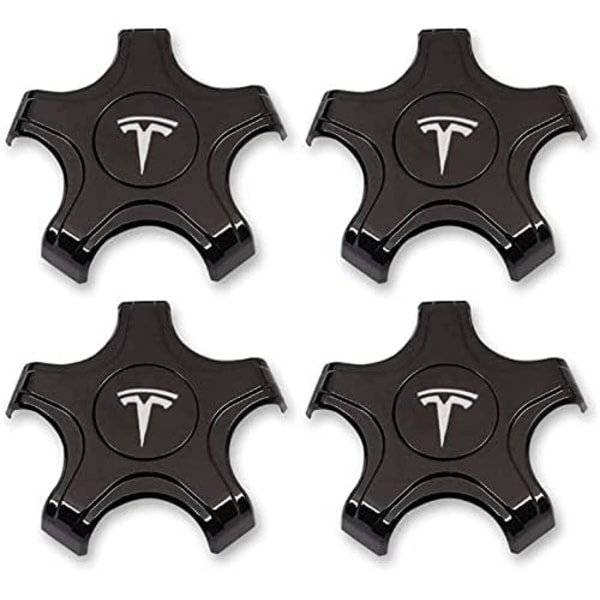 4 stk Tes-la Model 3 Centerkapsler, Hjulkapsler Wh