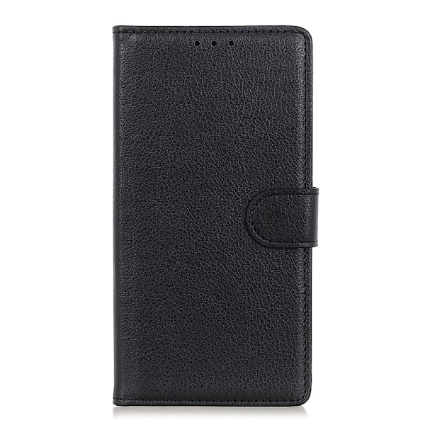 Samsung Galaxy A51 - Litchi Pung Etui - Sort Black Sort
