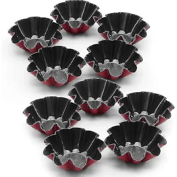 {PL}10-pack Tartlettformar, Mini Muffinsformar i Kolstål