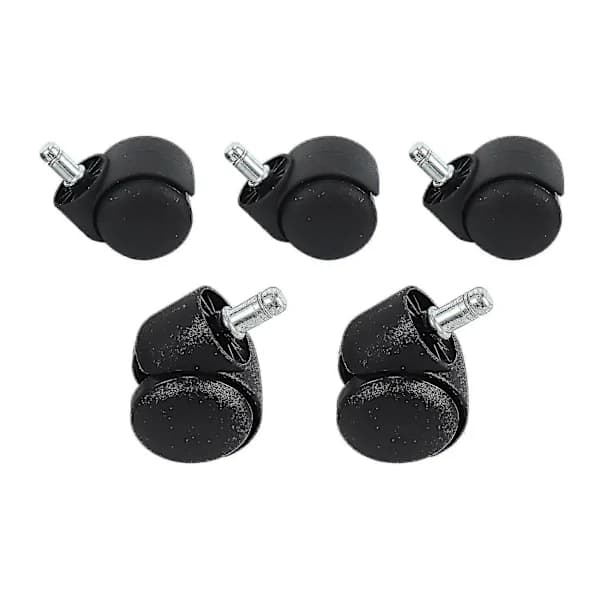 [PL】50 mm kontorstols hjul - Sæt med 10 - Sort