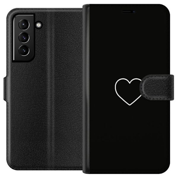 Samsung Galaxy S21+ 5G Plånboksfodral Hjärta