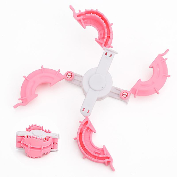 Pom Pom Maker - Fluffballmaskin - Hjerteformede Pom Pom-makere Fluffvever Nål Strikkeull