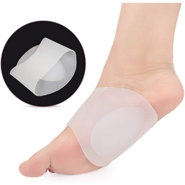 Silikon Arch Support Pads, Gel Shoe Insoles Orthotic for Plantar