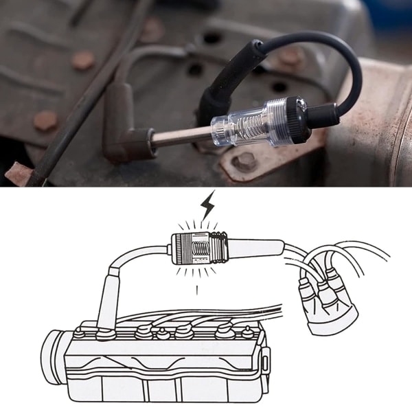 6 st Tändstifts Testare för Bil - Tändstifts Testare Motor Tändspole Testare, Tändstifts Testare