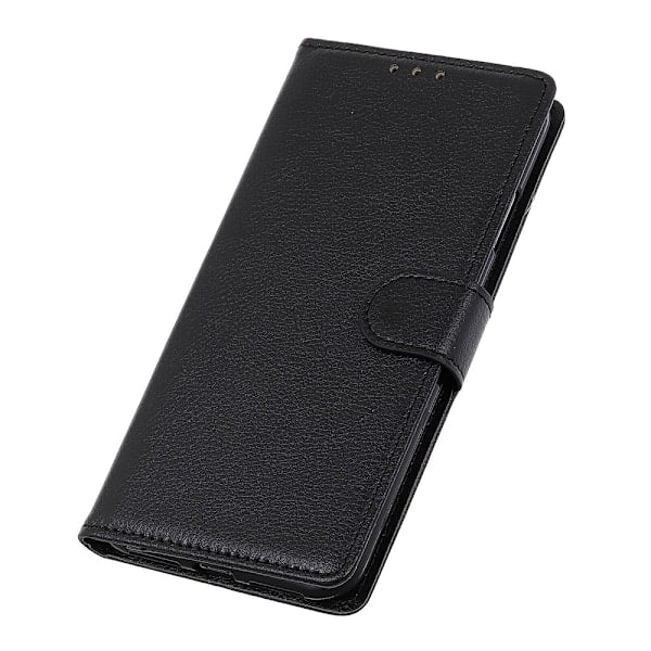Samsung Galaxy A51 - Litchi Pung Etui - Sort Black Sort