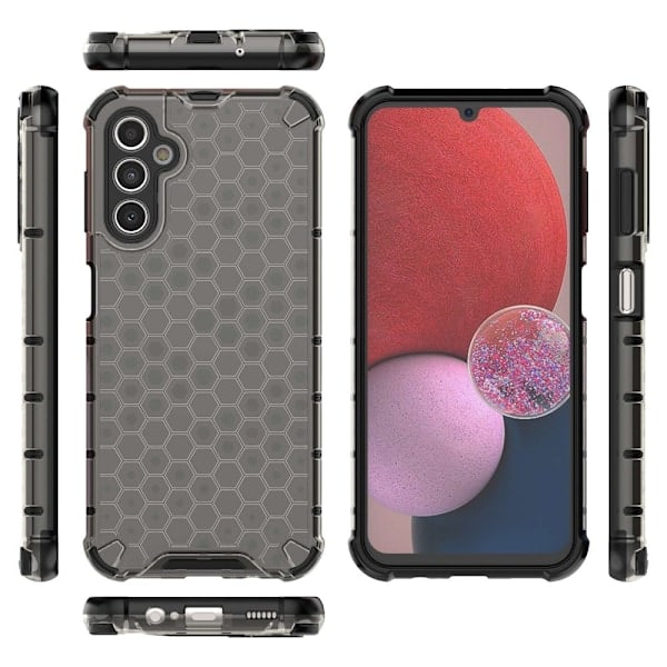 Galaxy A14 4G/5G Cover Stødsikkert Honeycomb Tekstur Sort