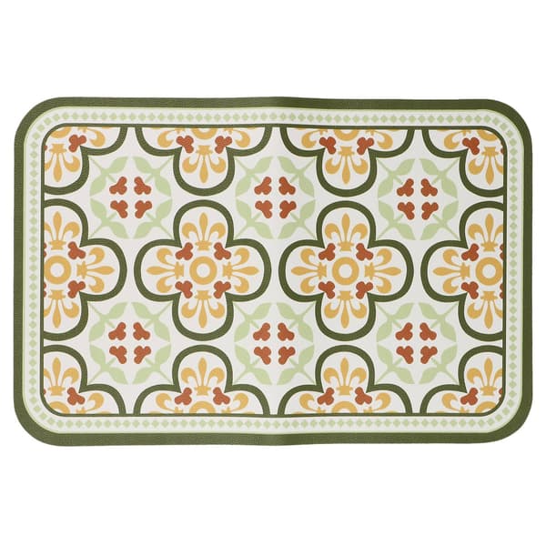 Retro Bordmatte Isolasjon Bordmatte - Retro Grønn 45cm