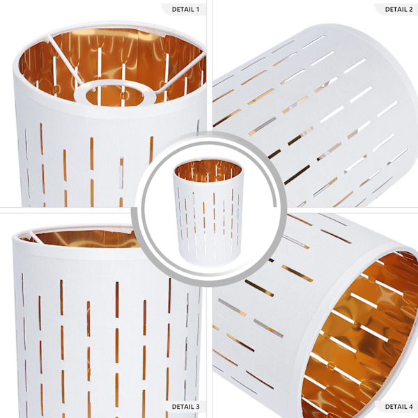 Stabil Lampskärm Modern Lampa Skydd Praktisk Sovrum Ihålig Lampskärm Dekoration