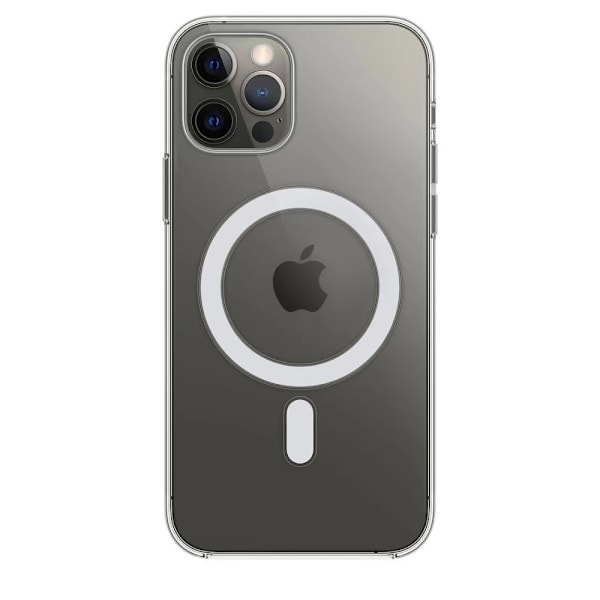 iPhone 12 / 12 Pro - MagSafe Akryyli + TPU Kuori - Läpinäkyvä
