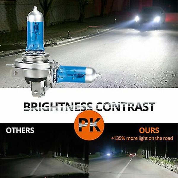 10x H7 100w 8500k Xenon vit strålkastareffekt gömda glödlampor 12v billampor Lampor