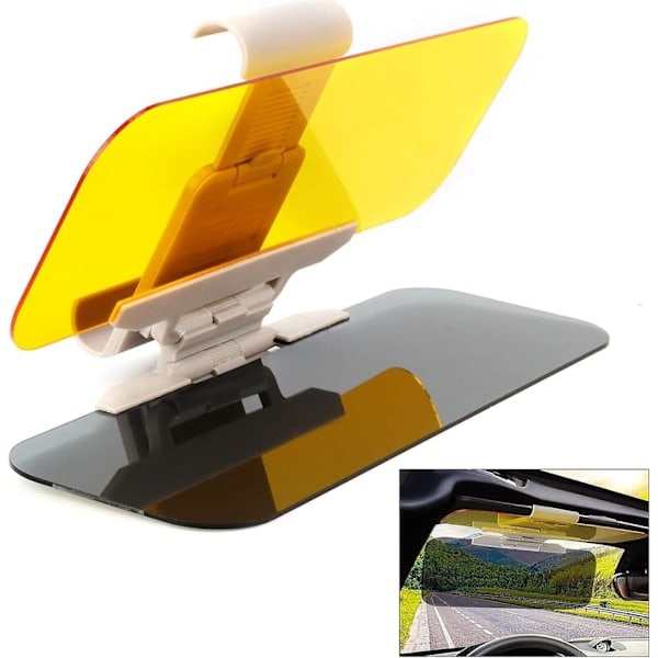 Auton aurinkosuoja - 2-in-1 aurinkosuoja autoon, aurinkosuoja autoon, aurinkosuoja autoon