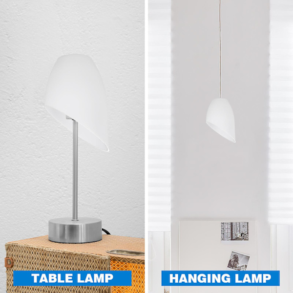 5 stk. Bordlampeskærm Lysdæmper Hjem Lampeskærm Skrivebordslampe Erstatningsskærm
