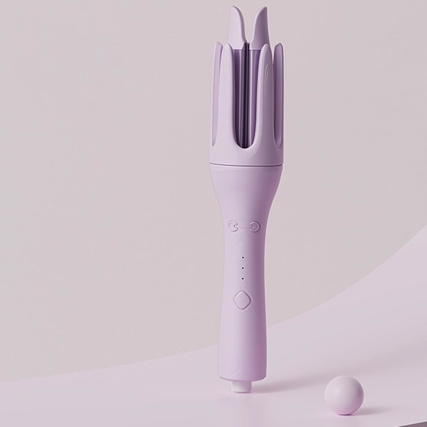 Automatisk hårkrøller, 32 mm roterende negativ ion automatisk hårkrøller | Keramisk belagt roterende krølltang, for kvinners og menns hårstyling