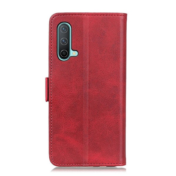 OnePlus Nord CE 5G - Kotelo magneettisella sulkimella - Punainen Punainen