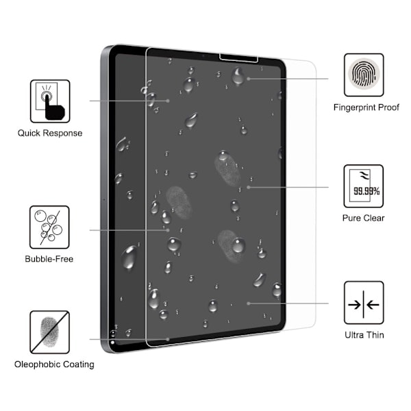 iPad Air 2020/2022 / Pro 11 Skärmskydd Premium i Härdat Glas
